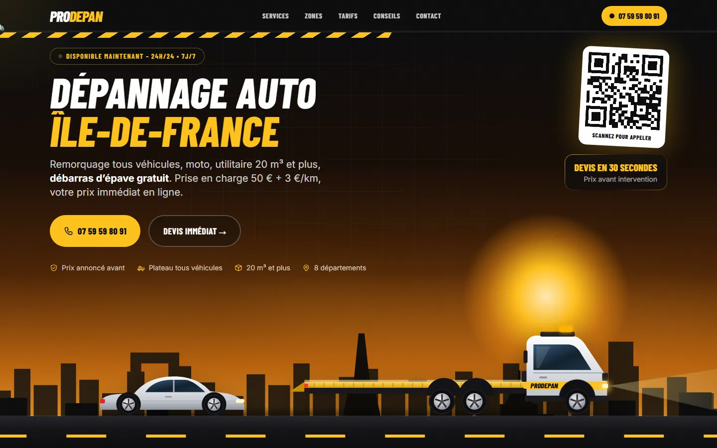 Homepage of ProDepan